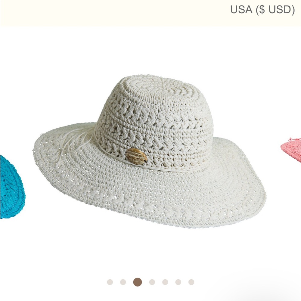 Panama Jack Crocheted Toyo Sun Hat